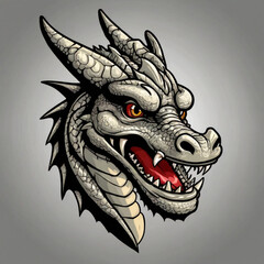 Fototapeta premium head of a dragon