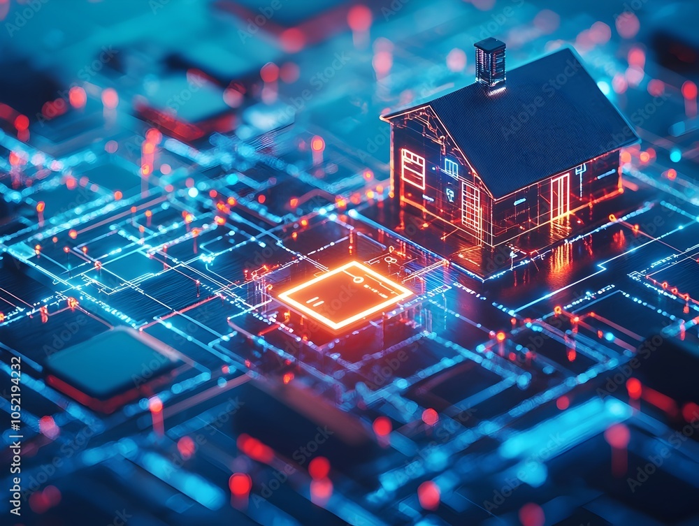Poster cybersecurity system protecting a network of smart home devices