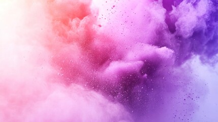Fototapeta premium A vibrant explosion of colorful smoke and dust, creating an abstract and artistic background.