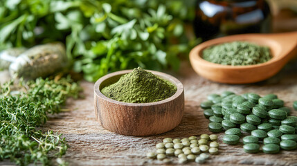 Organic veterinary suplements natural ingredients, herbs, oils tablets 