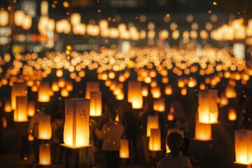 Obraz premium Magical Lantern Festival