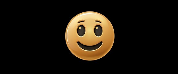 Obraz premium emojis with blackbackground adventurerface