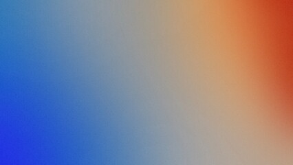 Bright gradient background Change from cool blue tones on the left to warm orange tones on the right. The colors blend together softly. The texture is slightly grainy.