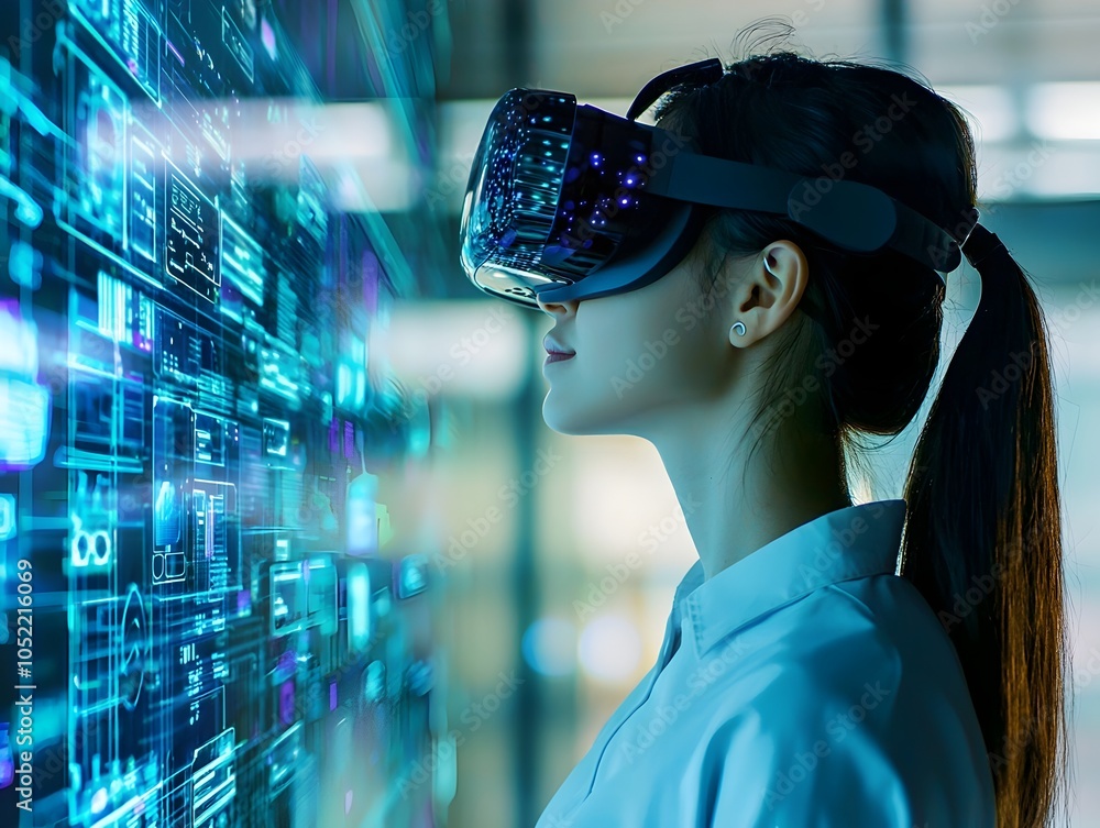 Poster virtual career tool allowing students to experience different professions through job simulations an