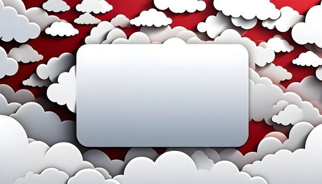 contemporary graphic with central gray rectangle for customizable text content