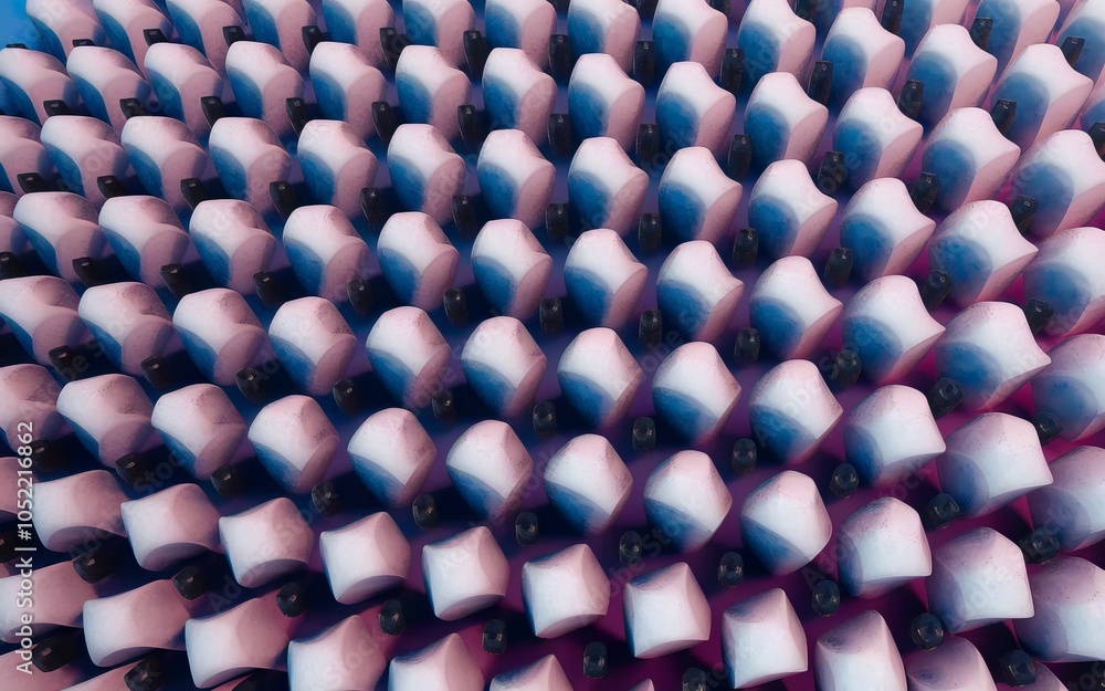 Aufkleber abstract geometric pattern. repeating shapes create a hypnotic, textured design. evokes feelings of 