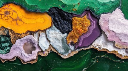 Obraz premium Abstract Colorful Agate Stone Texture Background