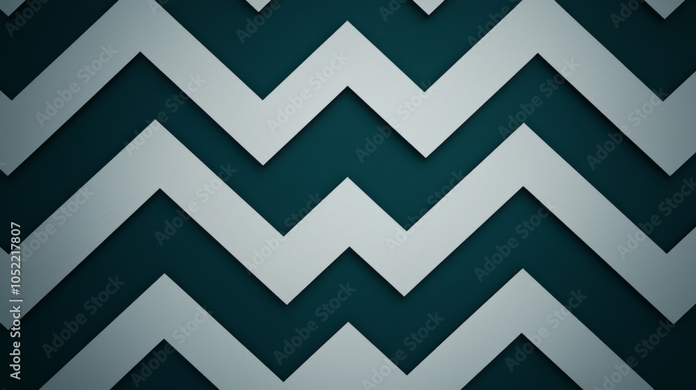 Poster dynamic geometric pattern a stylish zigzag design in elegant tones for modern aesthetic appeal and v