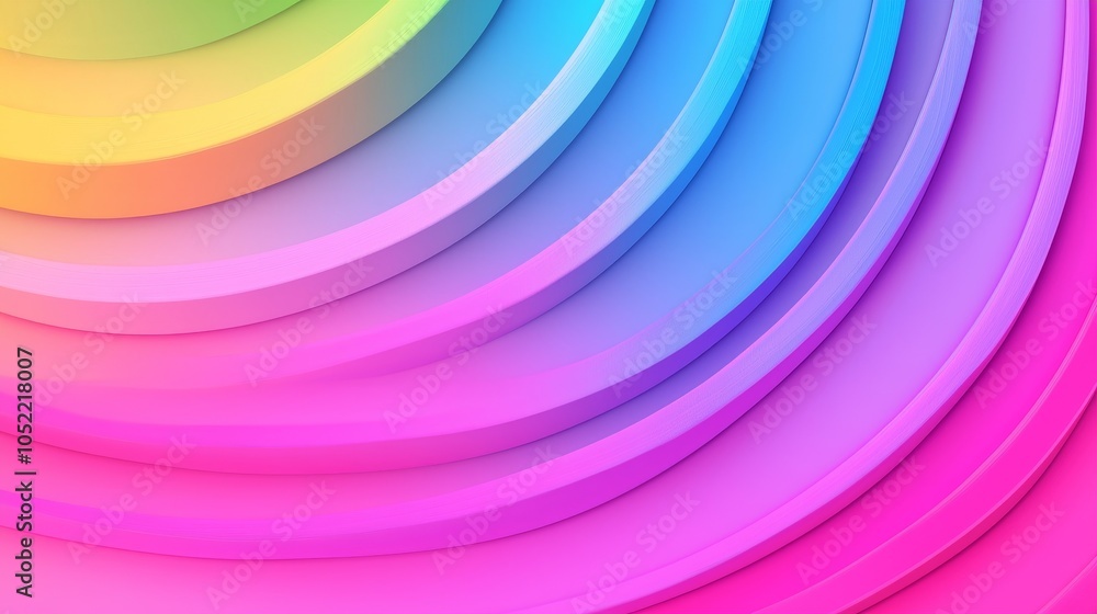 Poster vibrant layers of color in modern design exploring the beauty of gradient patterns and abstract art 