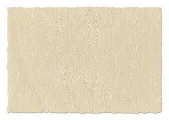 Natural japanese recycled paper texture. Horizontal background