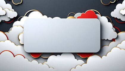 stylish digital background featuring a large gray box for important information