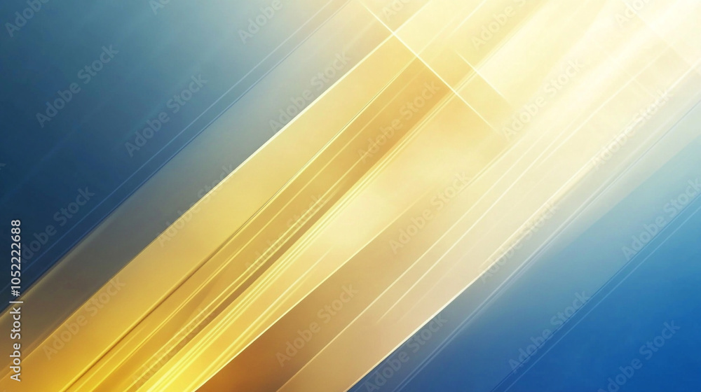 Wall mural abstract yellow and blue square line mordan background. blue line background. gradient background sq
