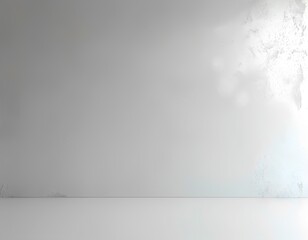 empty room with white wall