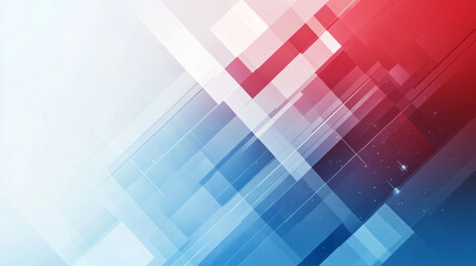 This image features a mosaic of geometric shapes blending red and blue shades, Geometric Shapes, Suitable for those who want to add strictness and modernity to their designs..