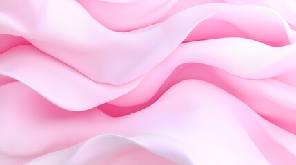 Obraz premium Soft pink silk fabric waves creating a serene and elegant background for fashion or interior design concepts