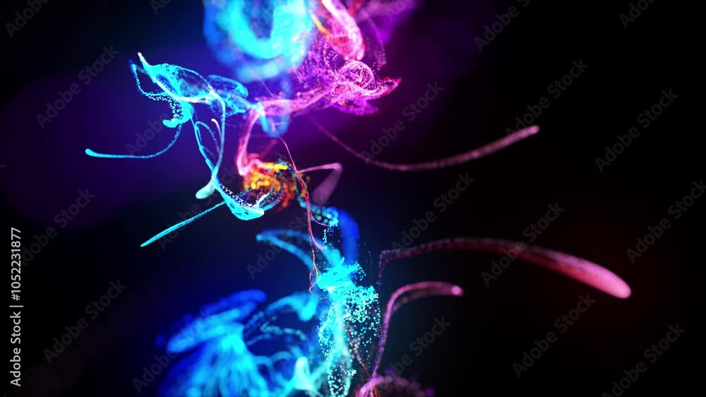 Aufkleber the 4k resolution allows for a detailed visualization of the fluorescent ink injection, complete wit