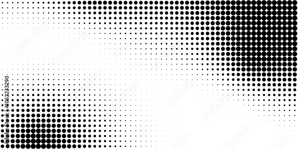 Wall mural abstract halftone dotted background. grain gradient texture background with dots. noise stipple poin