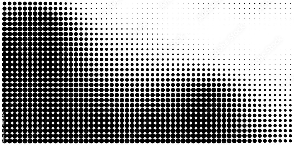 Wall mural halftone noise stipple pointillism background. grain gradient texture background with dots. dotwork 