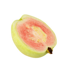 Pink Guava, cutout, full depth of field.