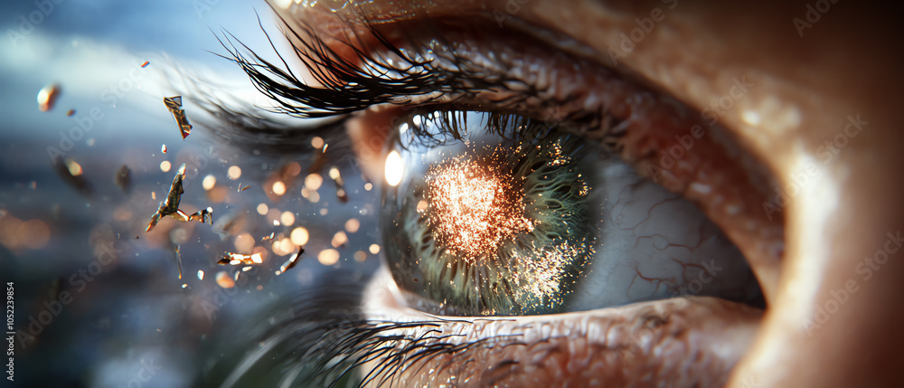 Poster unveiling the power within a journey through the eye of transformation
