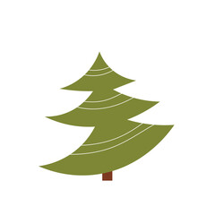 The with Christmas tree with with balls, garland, snowflakes. Winter illustration for fabric, textile wallpaper, posters, gift wrapping paper. Merry Christmas and New year Vector