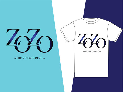 ZoZo Font Logo Tee-shirt Design