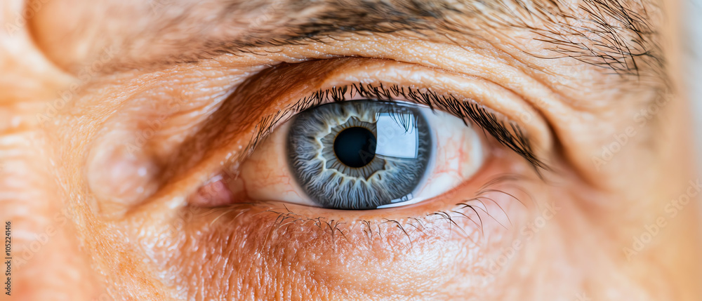 Poster a close-up look at the intricacies of the human eye exploring color texture and emotion
