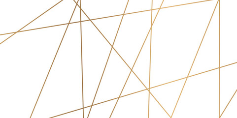 Obraz premium Abstract luxury gold geometric random chaotic lines. Random geometric line pattern on a transparent background. Random chaotic lines abstract geometric patterns of modern design.