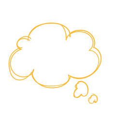 hand drawn speech bubbles