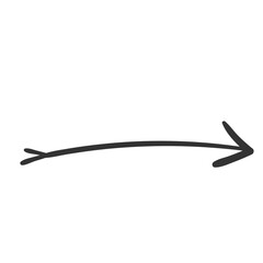 hand drawn arrow