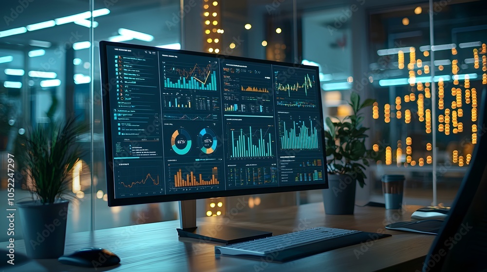 Poster ai powered dashboard for real time marketing data analysis and strategy optimization