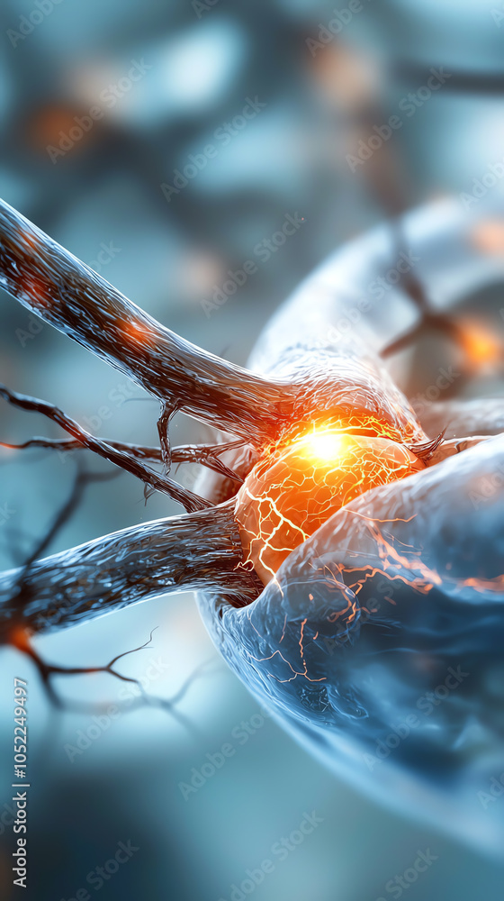 Poster exploring the intricacies of neurons a glimpse into the neural network and its mysteries