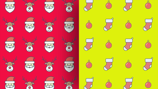Christmas Sparkle Looped Background | Christmas Title in 4K Resolution