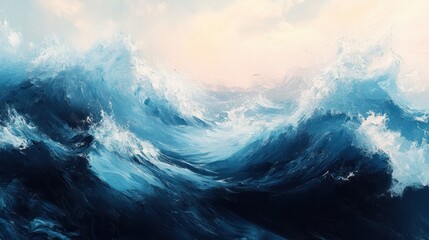 Ocean Waves Painting