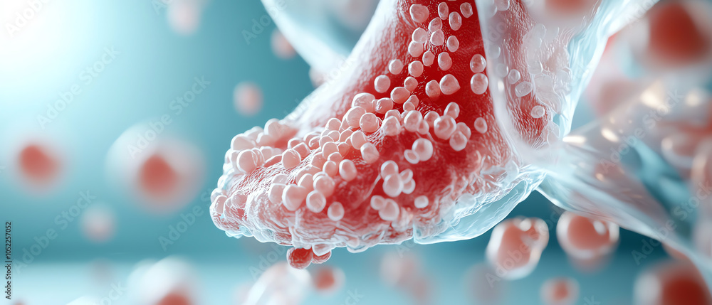 Poster exploring the intricate world of microbiology a close-up on cellular structures and their significan