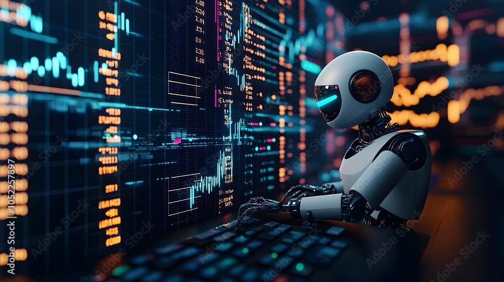 Poster ai powered robo advisor rebalancing investment portfolio in real time for optimal returns