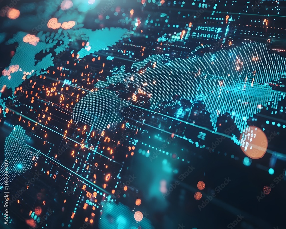 Poster automated global trade network powered by for efficient and compliant transactions