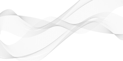 Thin wavy line abstract background. Abstract black lines wave curve motion on white, Wave with lines created using blend tool.