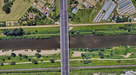 Italy, Florence, bird's-eye view, in summer