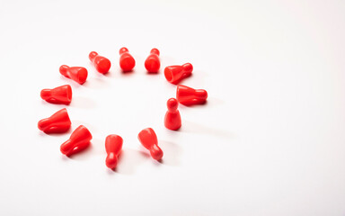 standing in large red team