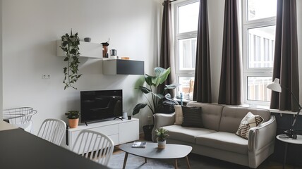 Fototapeta premium living room interior