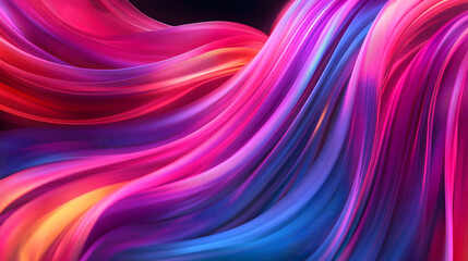 Fototapeta premium Colorful abstract background with dynamic lines and glowing effects in vibrant pink and blue, perfect for art and design applications