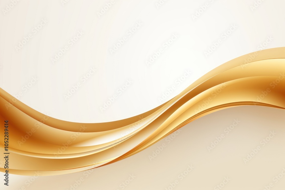 Poster gold abstract curve frame backgrounds simplicity textured.