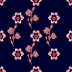 seamless floral pattern blossom background