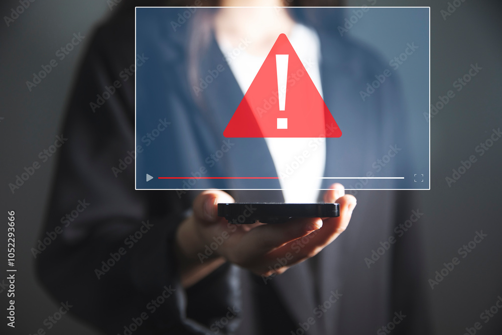 Aufkleber system warning caution alert popup on computer