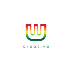Letter W Logo Design for Wealth Vector eps