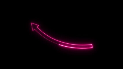 Rising arrow transparent channel. arrow rising transparent channel, business growth arrow and graph chart, Business line arrow.