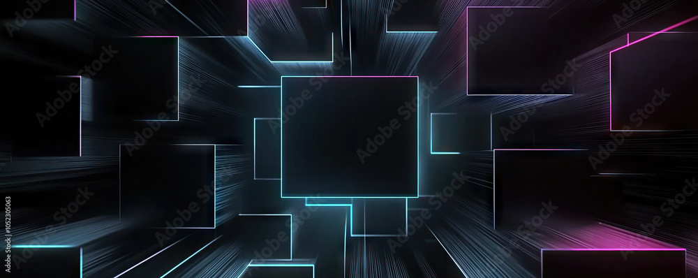 Poster digital background perfect for tech processes, neural networks, artificial intelligence, data transf
