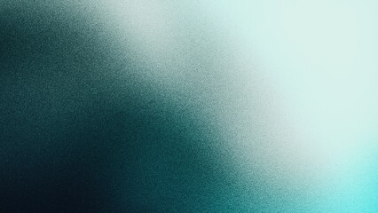 Light teal and blue gradient background with soft, flowing transitions, creating an airy and uplifting abstract feel. Grainy gradients style, vintage noise, abstract background