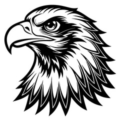 eagle icon vector silhouette 